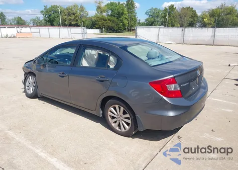 2012 Honda Civic Ex z USA, uszkodzony, nr VIN 19XFB2F89CE047665